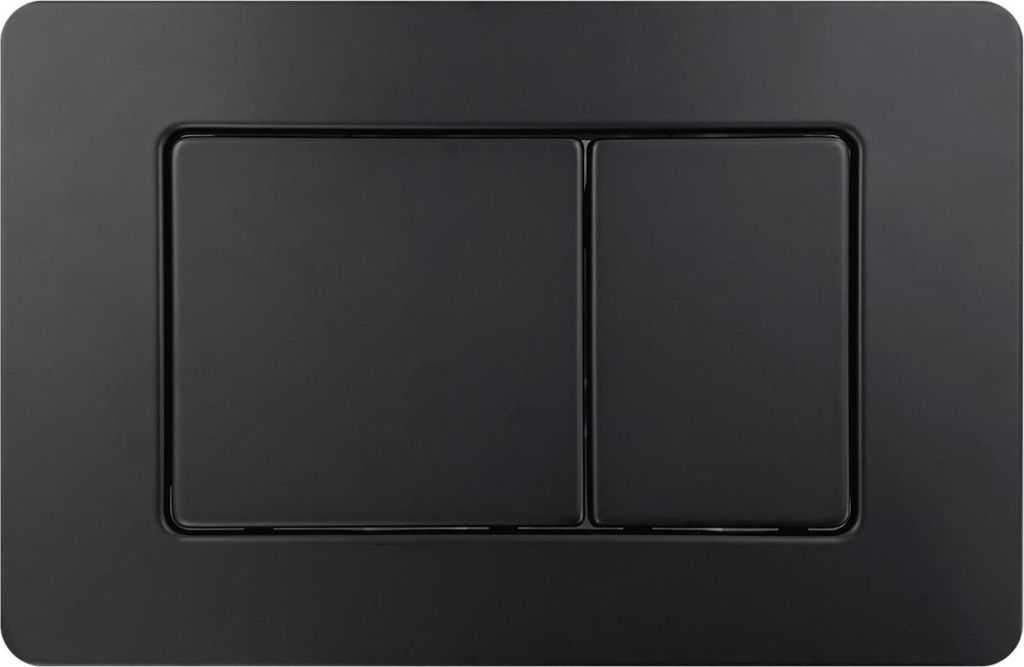 Drückerplatte Edelstahl Schwarz Matt Kompatibel mit Geberit Produktbild 