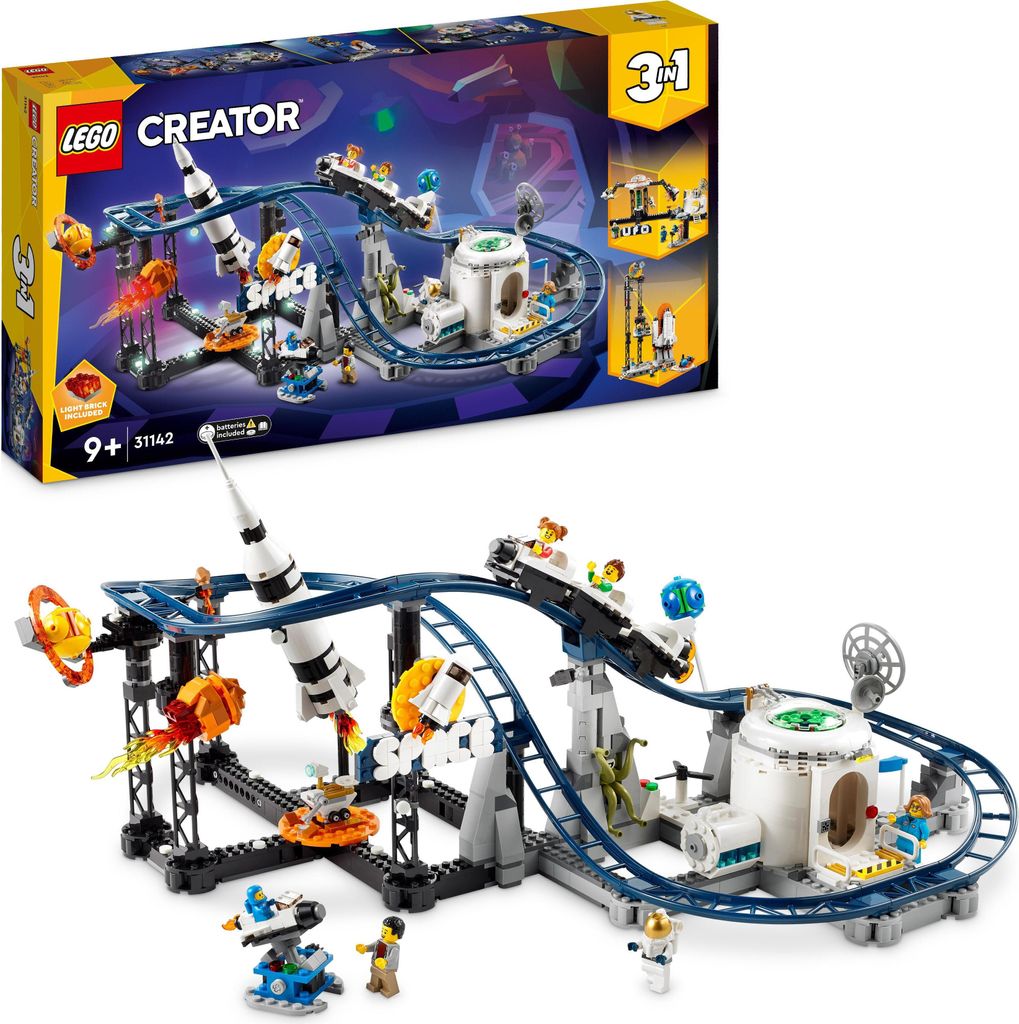 LEGO 31142 Creator 3-in-1 Weltraum-Achterbahn, Bausatz Produktbild 