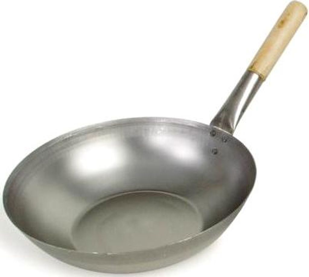 Jade Tempel Wok Ø 35 cm flacher Boden Asiatische Produktbild 