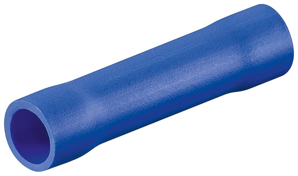 Goobay 17042 Stoßverbinder, Blau, Blau - Stromstärke: 27 A
