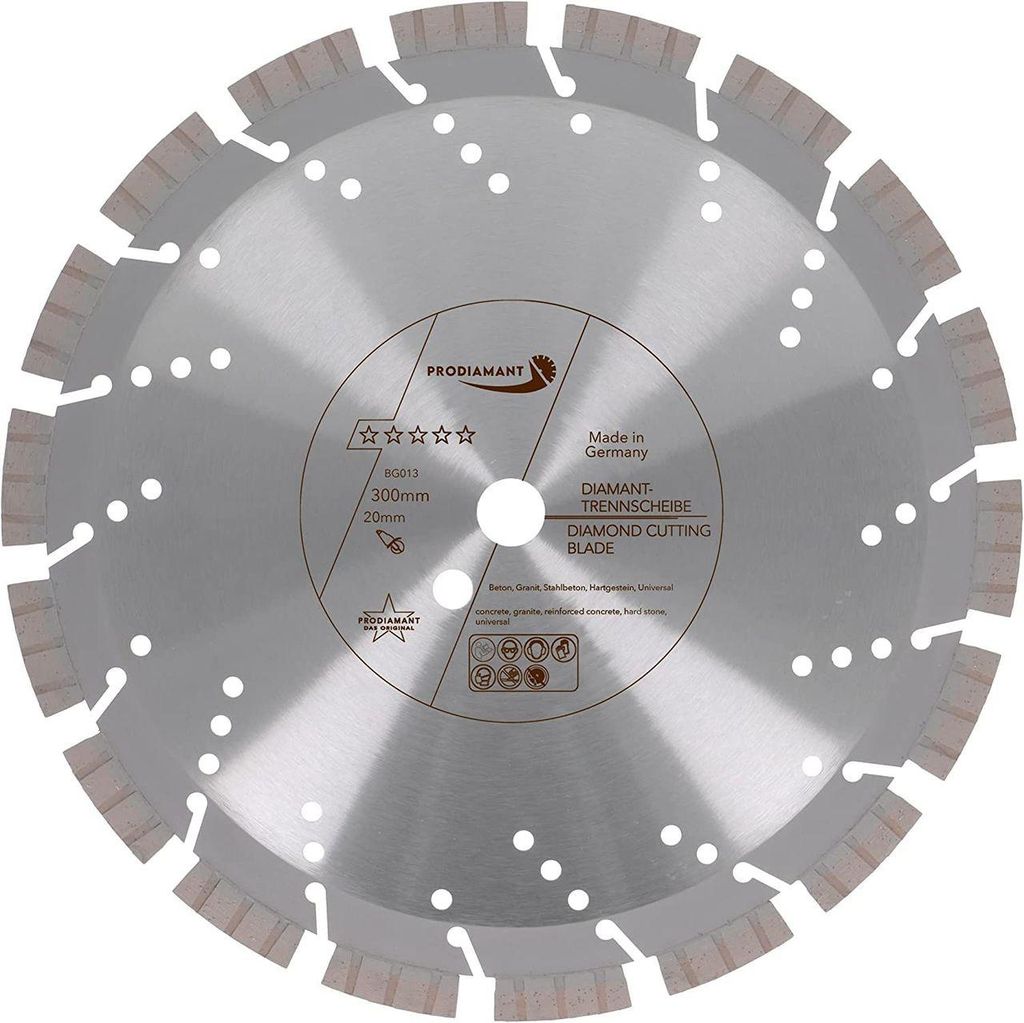 PRODIAMANT Disco diamantato da taglio 300 mm cemento / Immagine del prodotto 