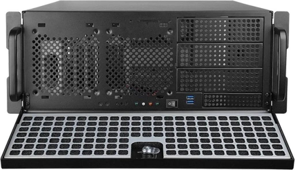 Boîtier Rack 19 Pouces Chieftec UNC-409S-B-OP 4U de Qualité Industrielle