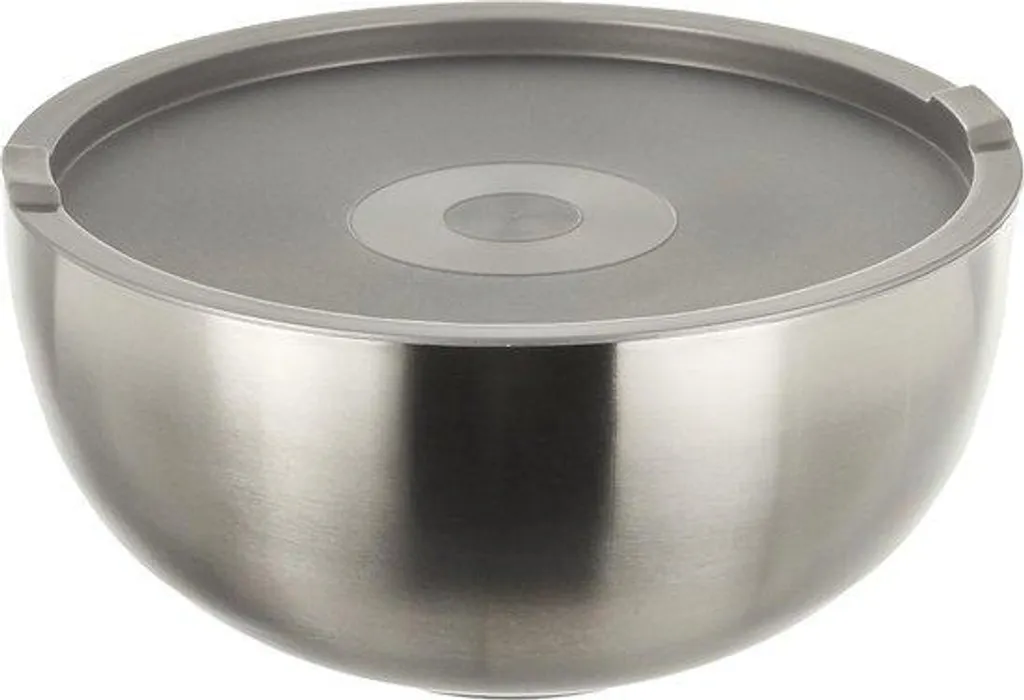 Lot de 2 récipients isothermes en acier inoxydable argentés de 30 cm