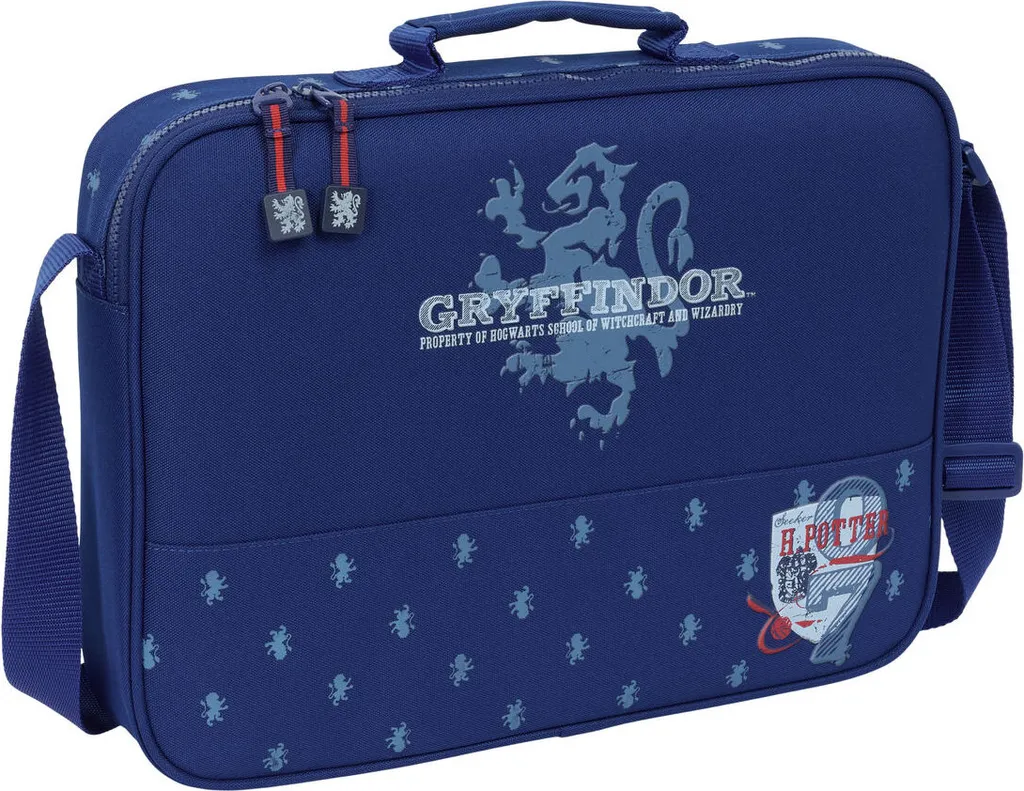 Zaino Scolastico Harry Potter Capitano Blu Navy 38x28x6 cm - Licenza Ufficiale