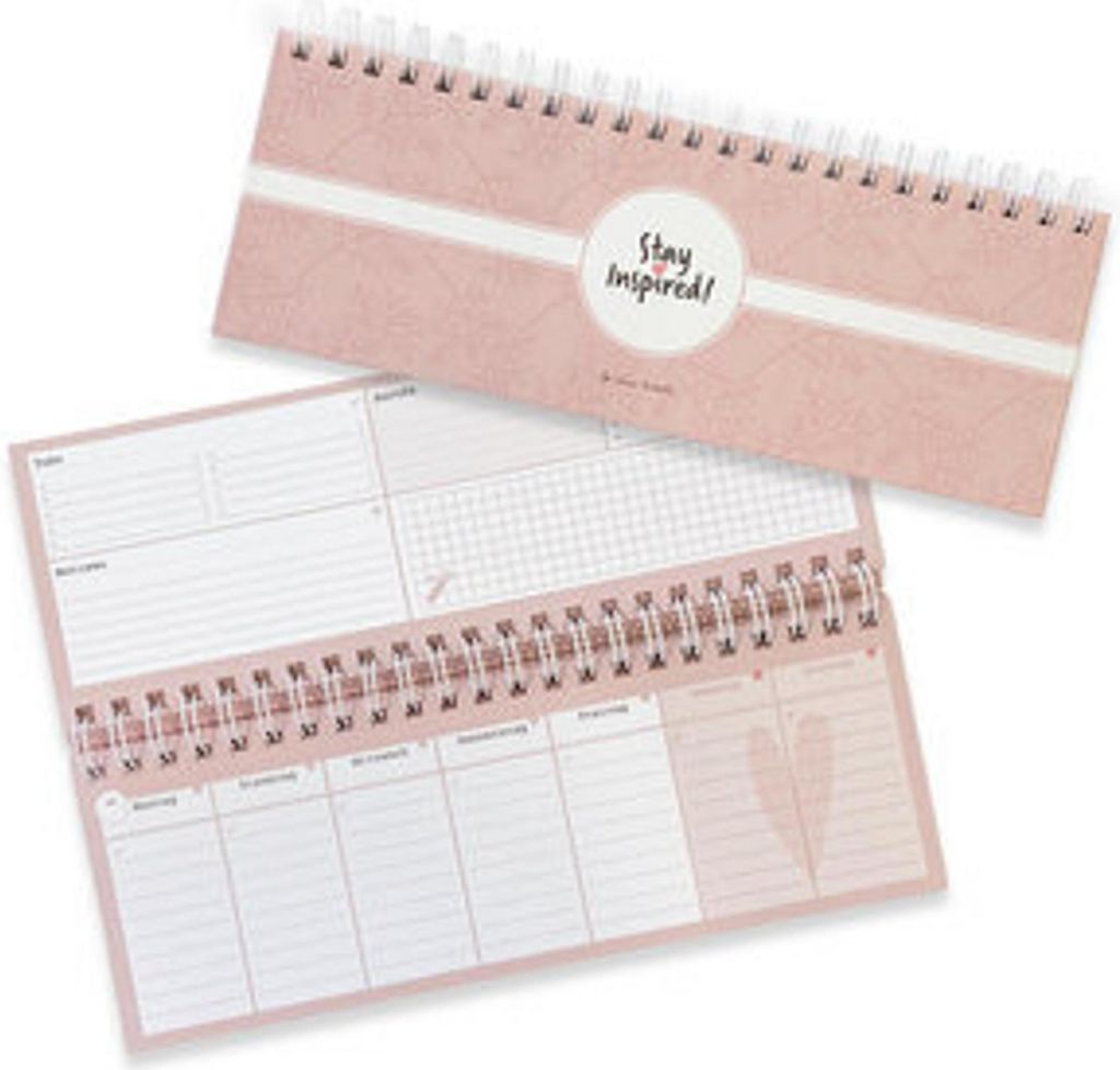 Tischkalender/ Wochenkalender im Quer-Format / 52 Wochen + Produktbild 