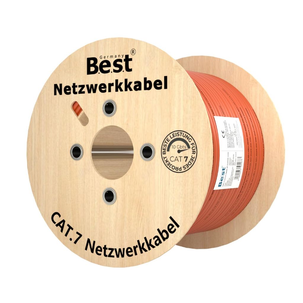 250 m Duplex CAT.7 Verlegekabel B.E.S.T. Germany Gigabit Produktbild 6