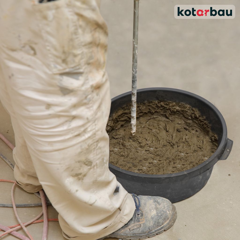 KOTARBAU® 3 St. Mörtelwanne 11 L Mörtelkübel Schwarz Produktbild 5