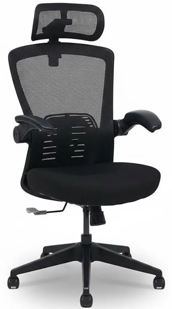 Chaise de Bureau Ergonomique OC3 PRO Noire - Appui-tête 3D Réglable