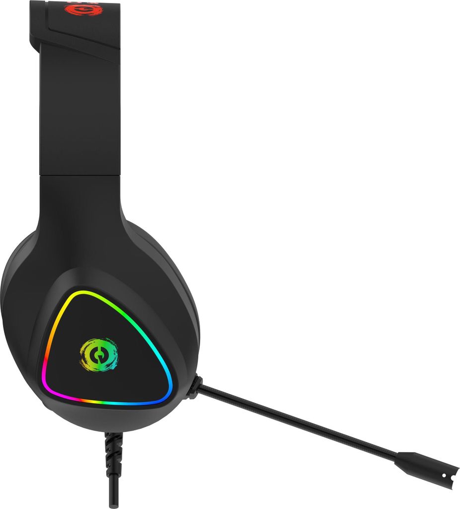 Canyon Shadder GH-6, RGB aidimams ausin?s with Mikrofonas, Mikrofonas frequency response: 20HZ20KHZ, ABS+ Polyurethanleather, USB*1*3.5MM jack kitu...