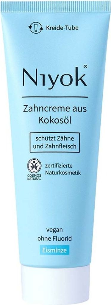 Niyok - Zahnpasta - Kokosöl - Eis Minze - 75 ML Produktbild 