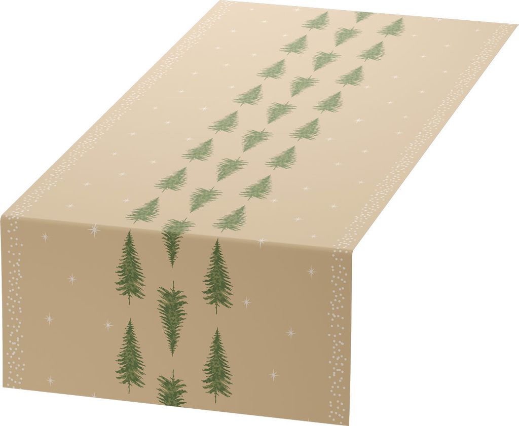 Duni Dunicel Tete a Tete Tischläufer Humble trees 40cm x 24m