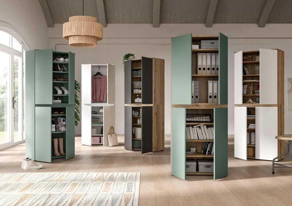 Buffet Scarpa 3 portes blanc : solution pour optimiser votre petit salon - 7