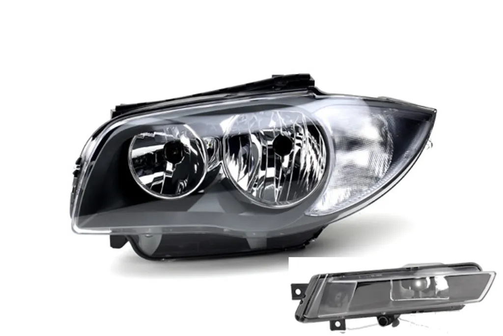 Fari Alogeni Johns BMW Serie 1 E81 E82 E87 E88 09-13 H7 H7 + Fendinebbia