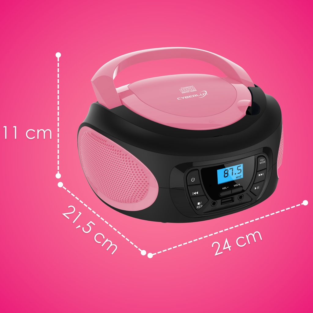 Przenośny odtwarzacz CD dla dzieci Cyberlux Radio CD Stereo Zdjęcie produktu 13