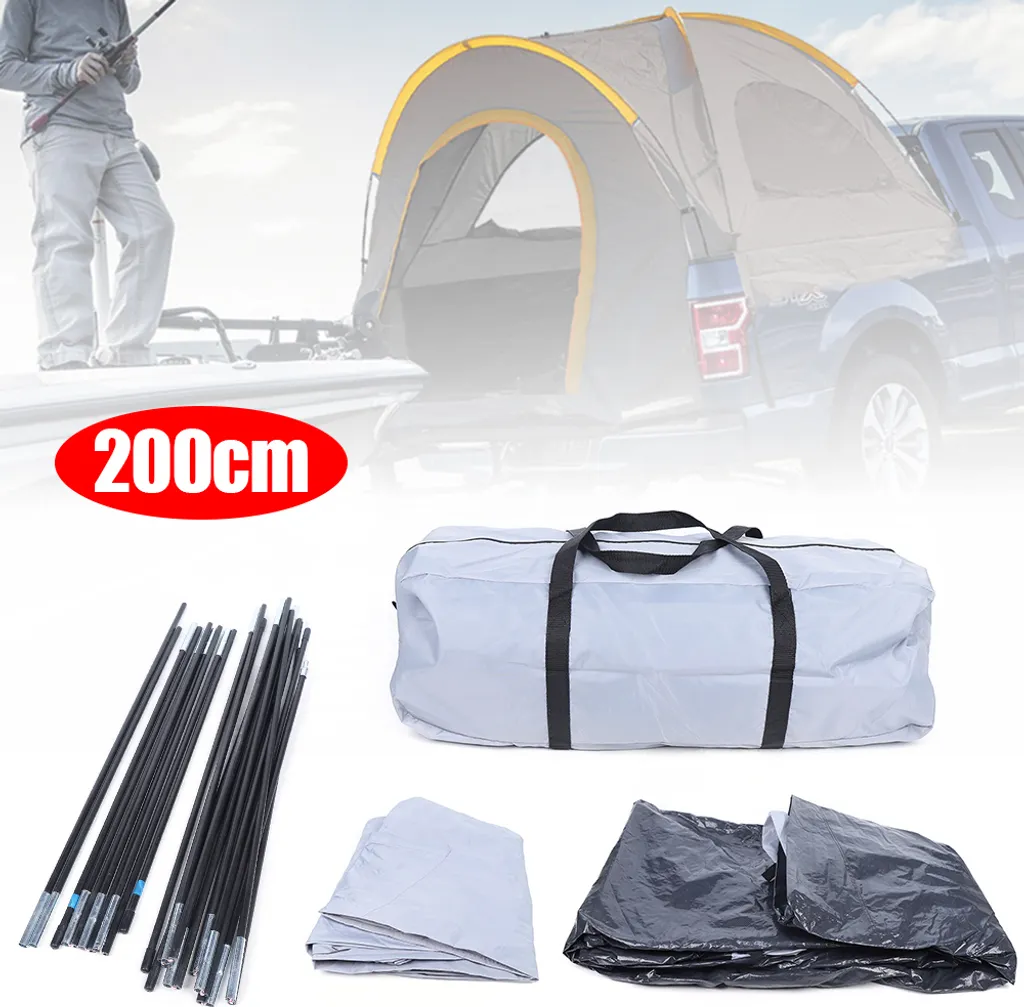 Auvent de Voiture Amovible 2m avec Protection Solaire pour le Camping