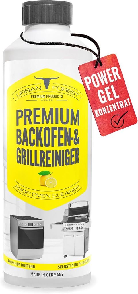 Backofenreiniger & Grillreiniger | Reinigung für Backofen, Kochplatte, Herd & Ceranfeldreiniger | PREMIUM BACKOFEN & GRILLREINIGER URBAN FOREST 500ml
