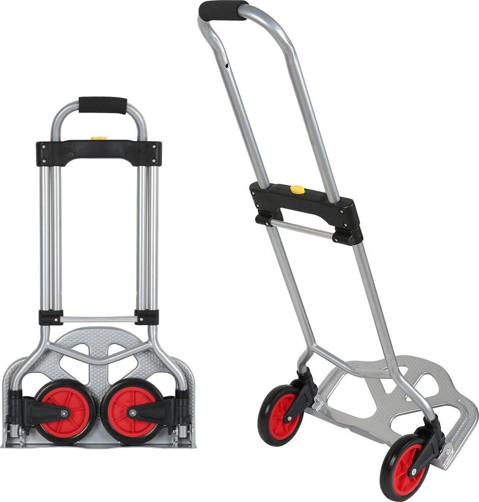 Izrielar Stahl Sackkarre klappbar 60 kg ,Transportkarre Stapelkarre Handkarre Karre,mit höhenverstellbarer Griff