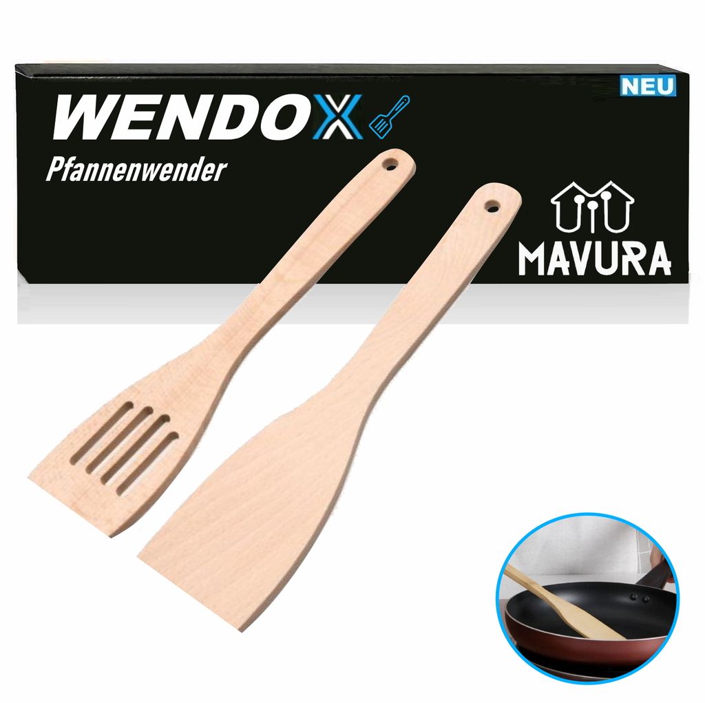 WENDOX Holz Pfannenheber Bratwender Bratenwender Produktbild 