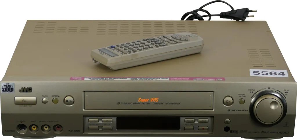 Magnétoscope JVC HR-S8600EU Idéal pour Numérisation VHS de Haute Qualité