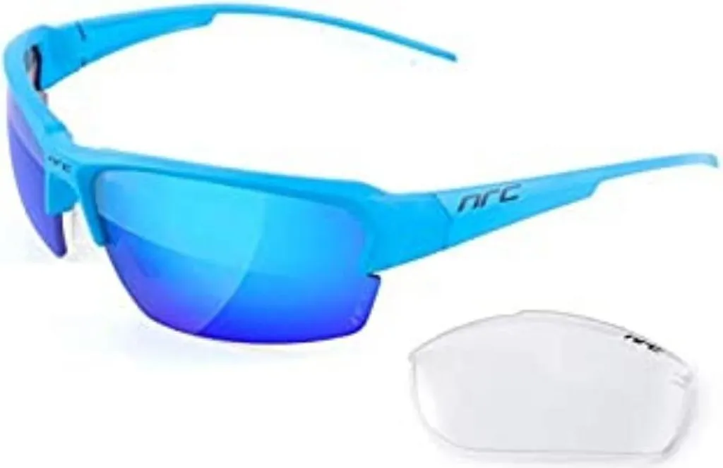 Lunettes de Soleil de Sport NRC P5 AW Bleu Mat - Accessoire Vélo et Course