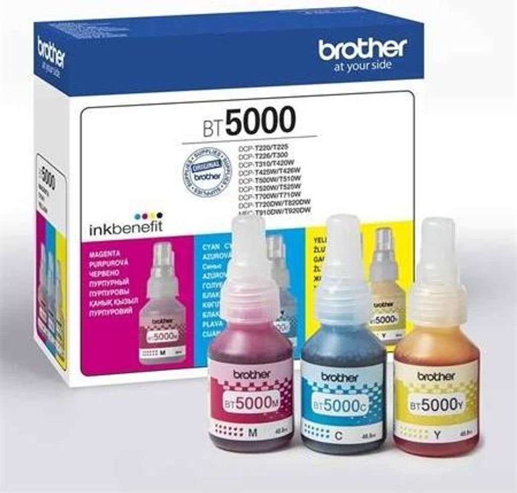 Brother BT5000CLVAL ink cartridge 3 pc(s) Compatible Cyan  Obrázok produktu 