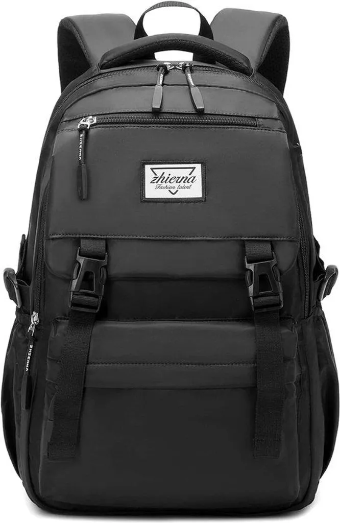 Sac à dos ordinateur 15.6 pouces étanche en nylon gris pour pc portable