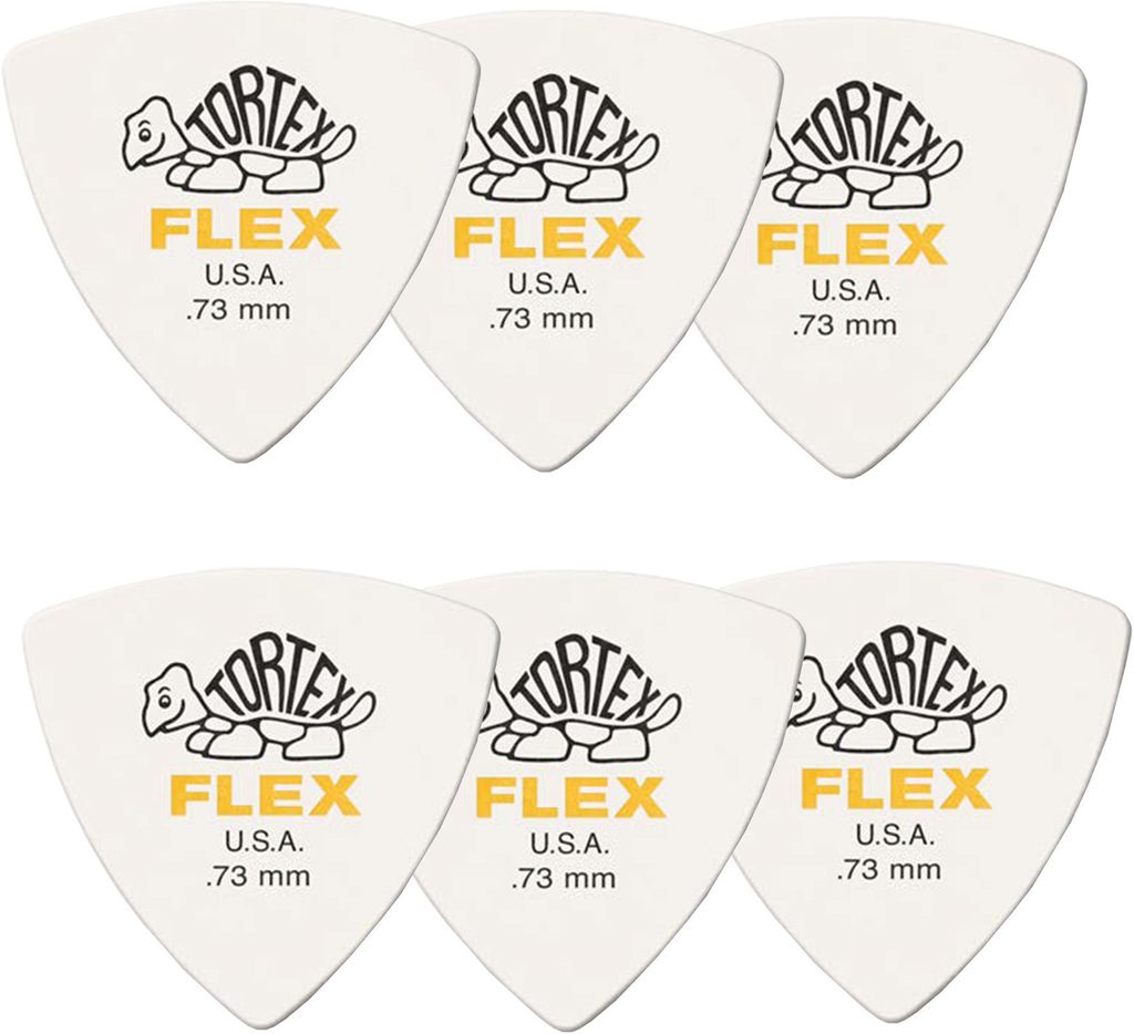 Dunlop 456P 0.73 Tortex Flex Triangle Kostka, piorko Zdjęcie produktu 