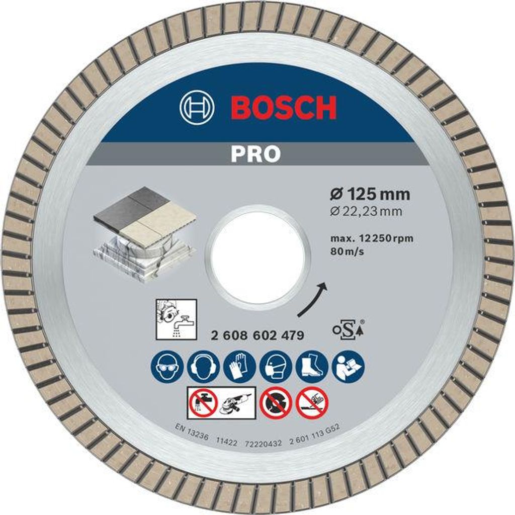 PRO Ceramic Diamanttrennscheibe, 125 x 22,23 mm Produktbild 