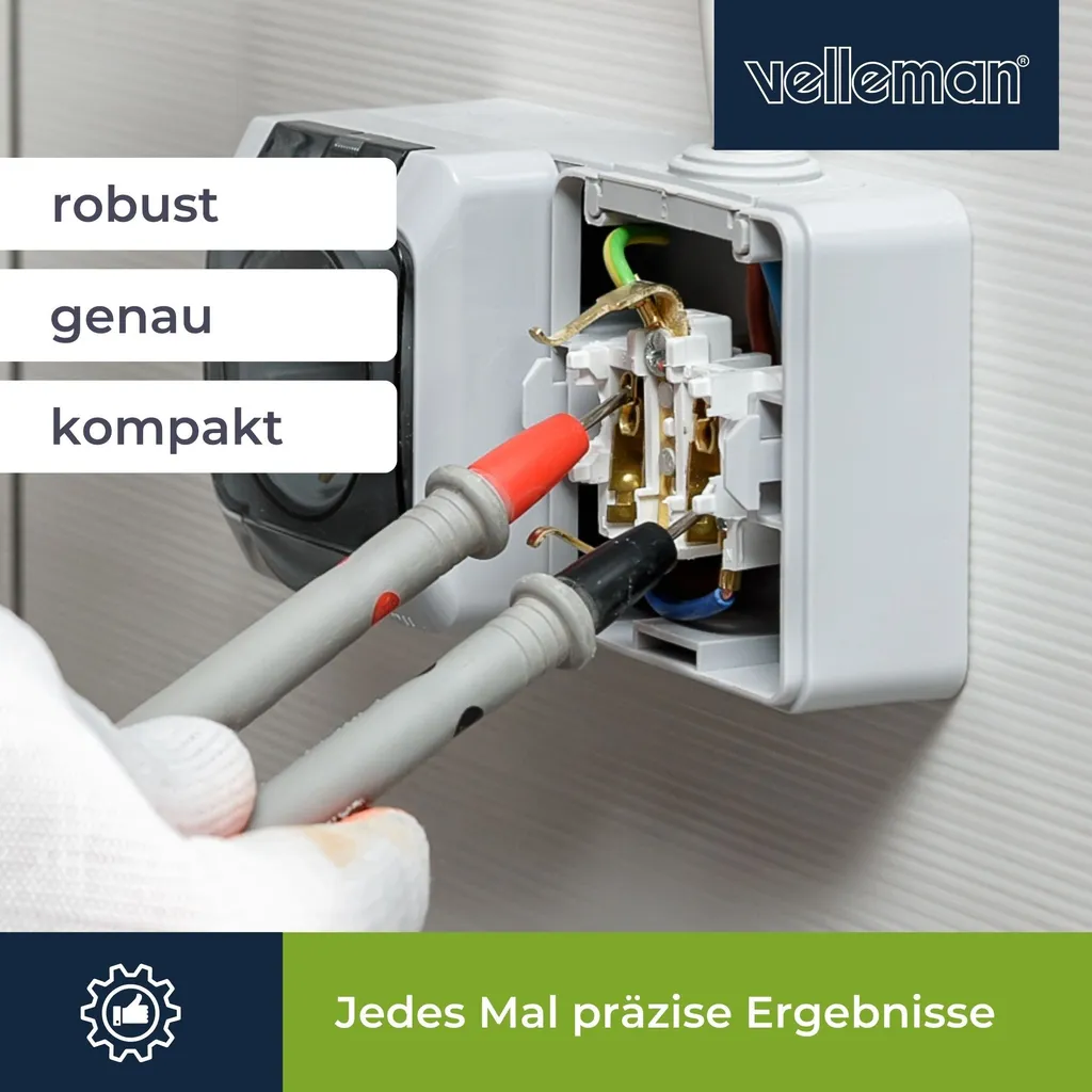 Multimètre de précision pour installations électriques CAT III 1000V - 3