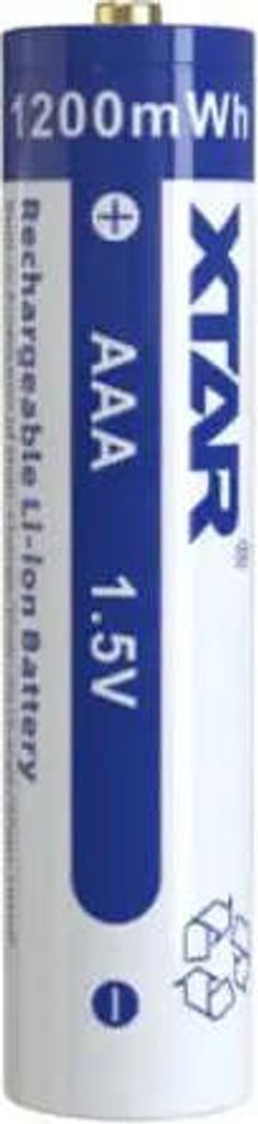 Akku LiIon 10440 AAA R03 1,5V 800mAh 4 Stk. in einer PVC-XTAR-Box