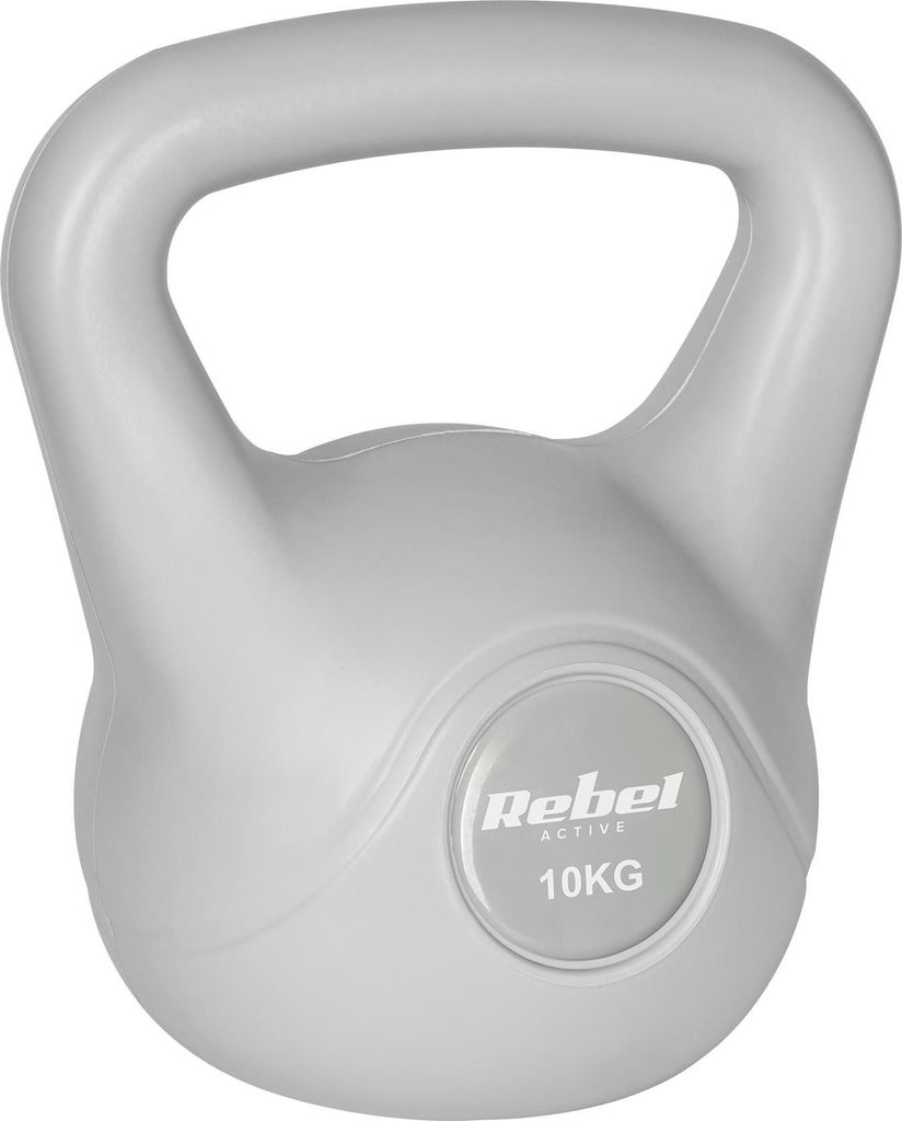 REBEL ACTIVE Kettlebell bituminös grau 10 kg Produktbild 
