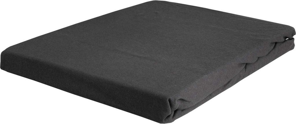 Boxspring-Spannbettlaken - Titanium - Elastic-Jersey - 180 x 200 cm