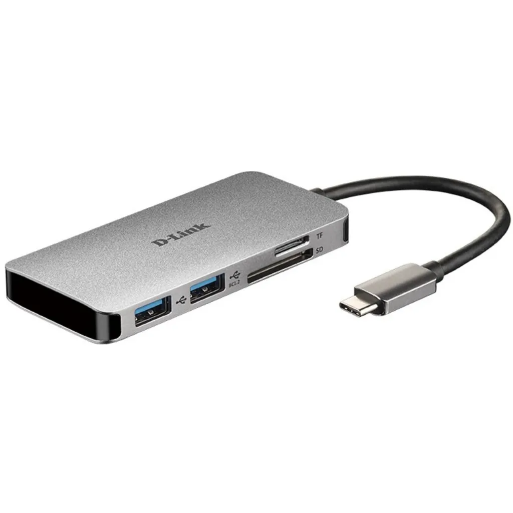 Adaptateur Hub USB-C 6 ports D-Link DUB-M610 pour MacBook et PC Portables