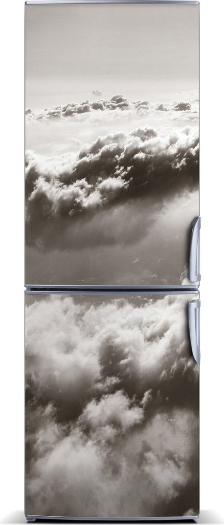 Tulup Kühlschrankdekoration - Magnetmatte - 70 cm x 190 cm - Magnet auf dem Kühlschrank - Flug Über Den Wolken