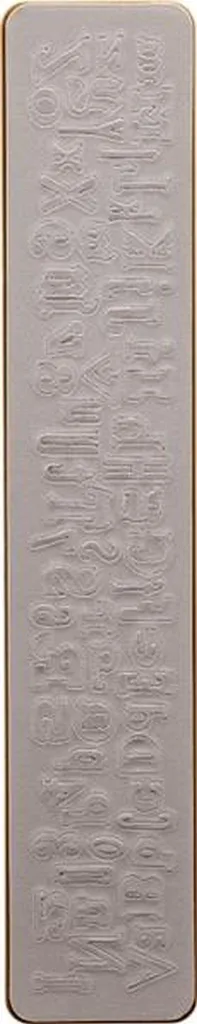 Matrice de Découpe Alphabet DecoStrip Sizzix pour Scrapbooking DIY
