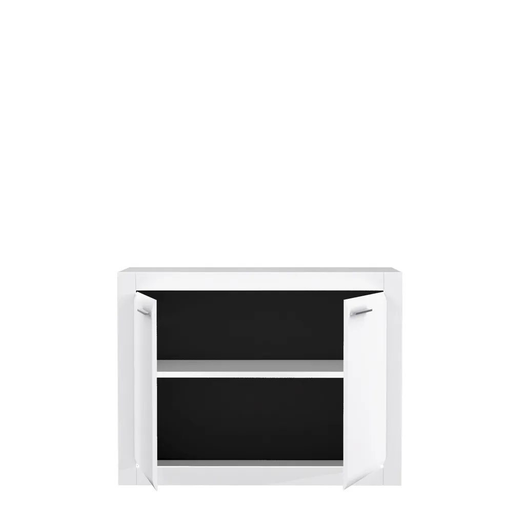 Commode blanche gain de place L-Light pour petit espace 103cm
