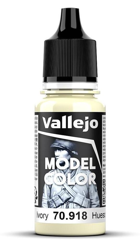 Vallejo 70.918, 17 ml, Kość słoniowa, Matowy, Butelka Zdjęcie produktu 