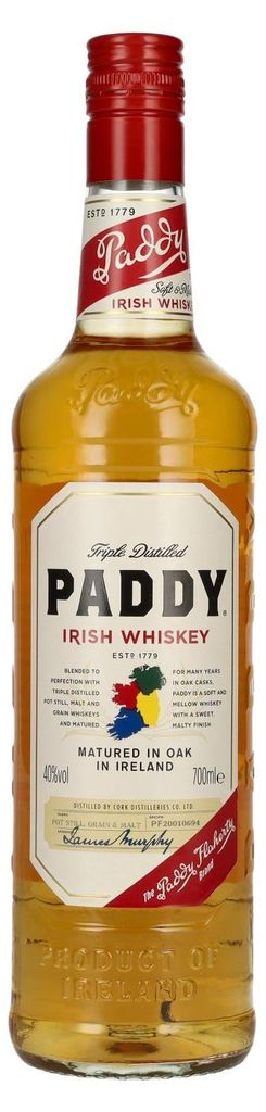 Paddy Irish Whiskey Triple Distilled | 40 % vol | 0,7 l Produktbild 