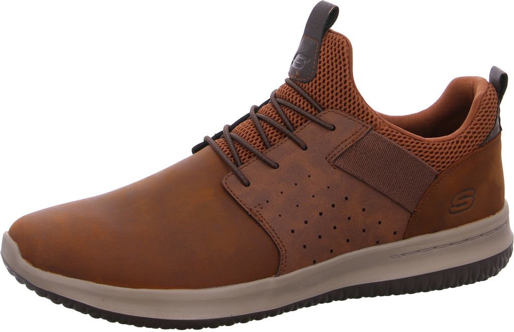 Skechers Delson Schnürer Braun Produktbild 