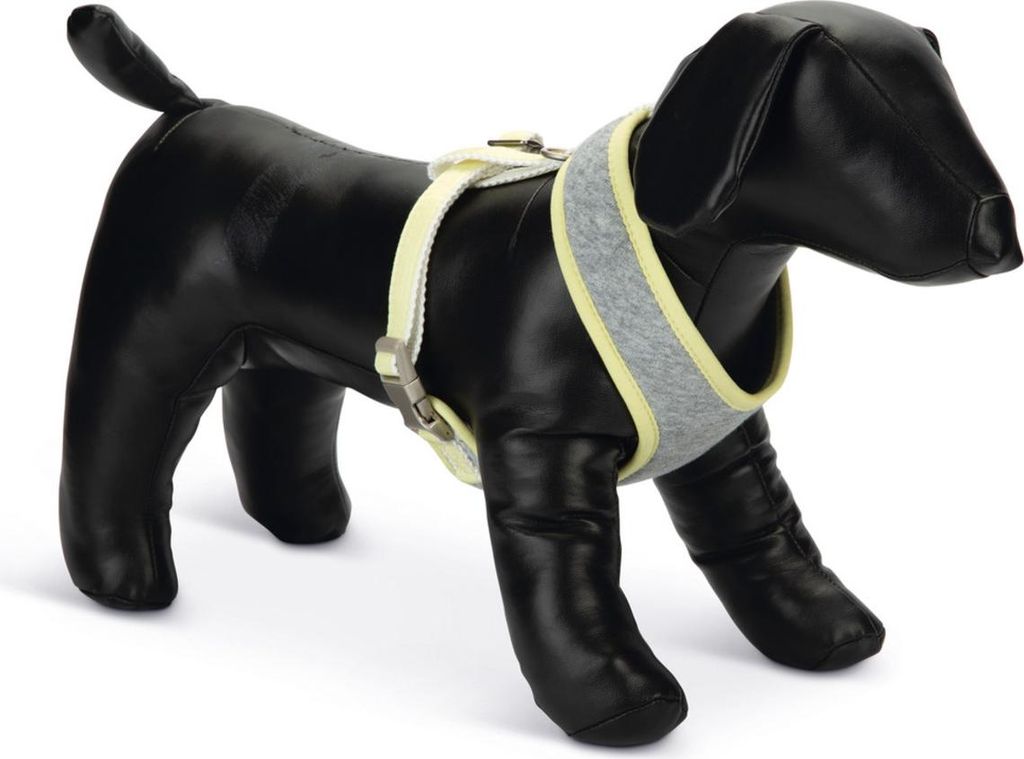 Beeztees Welpe Bronda - Hundegeschirr - grau - M