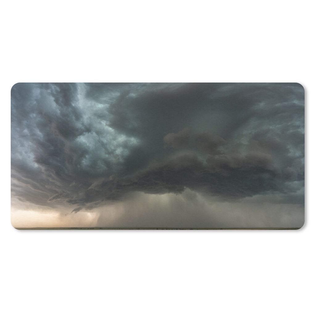 MuchoWow Mauspad Mousepad Dunkle Wolken im amerikanischen Bundesstaat Colorado 60x30 cm - Mousepads - Maus Mat - Pad - Mausunterlage - Nachhaltig