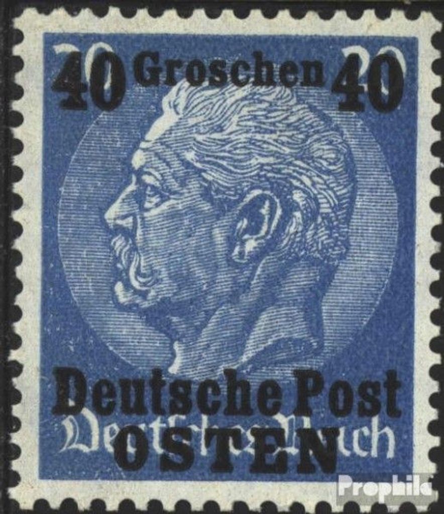 Briefmarken Generalgouvernement 1939 Mi 8 postfrisch Hindenburg