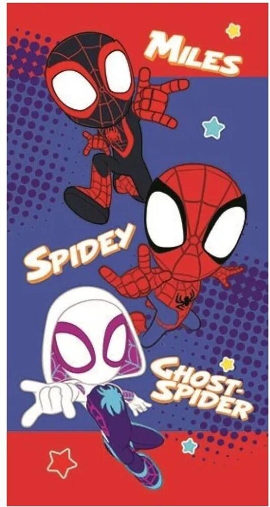 Plážová osuška Spidey a přátelé - 70x140 cm, 100% polyester Obrázek produktu 