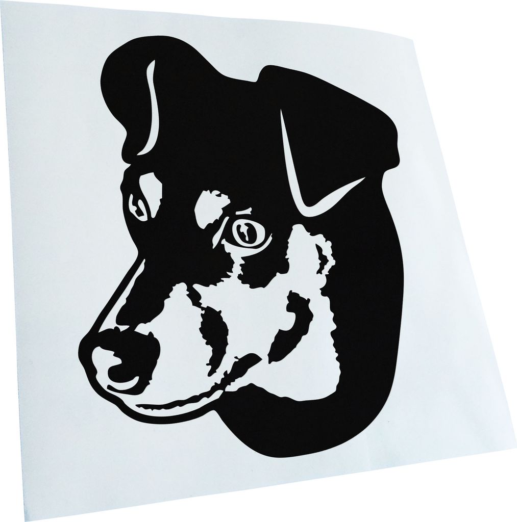Kiwistar - Autoaufkleber - german pinscher Hund - Schwarz - 24x20cm - Aufkleber für Auto, Laptop, Fahrrad, LKW, Motorrad mehrfarbig JDM Decal Racing