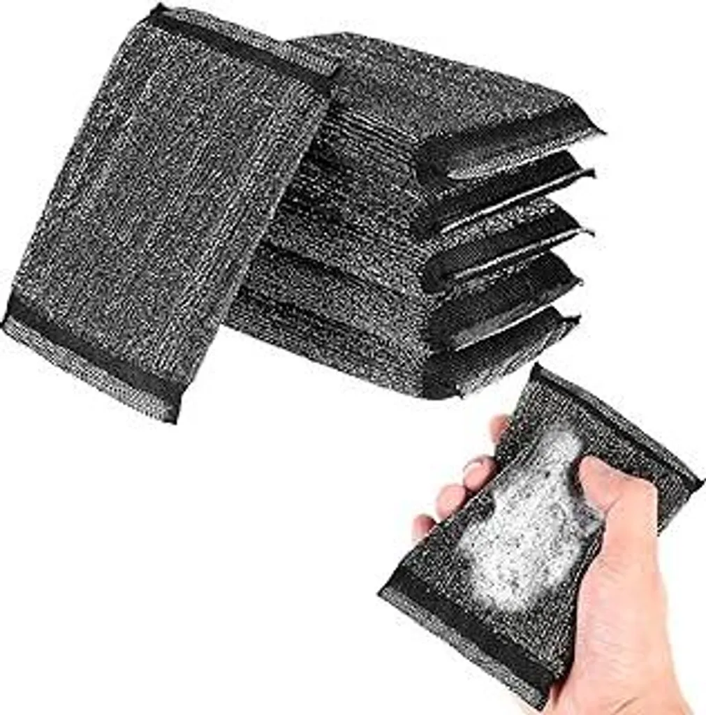 Spugne Metalliche Riutilizzabili per Piatti - Set da 6 Pezzi Eco-Durable