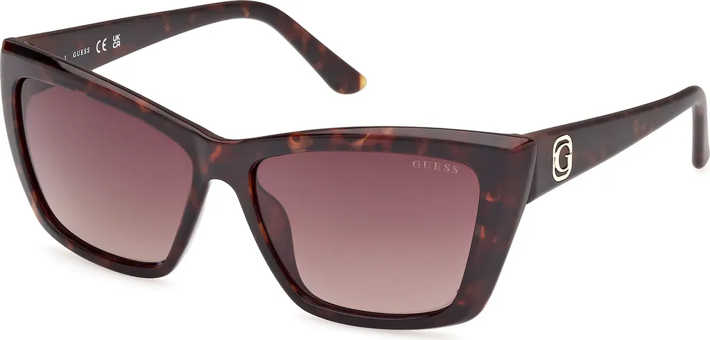 Lunettes de soleil femmes Guess GU00098 en écaille foncée taille 55mm