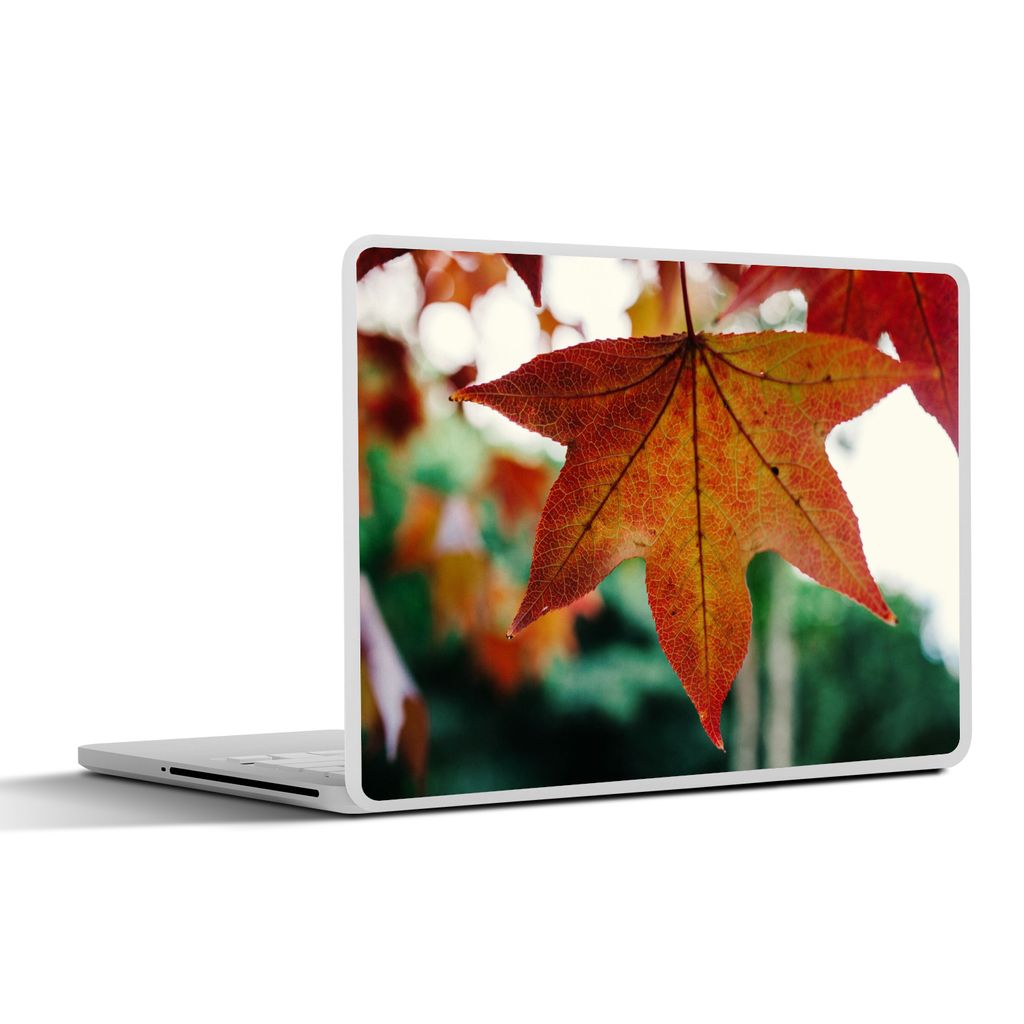 MuchoWow Laptop Aufkleber Sticker Cover Herbst - Landleben - Blätter - Jahreszeiten - Landleben 40x30 cm - Laptop Dekoration - Selbstklebend