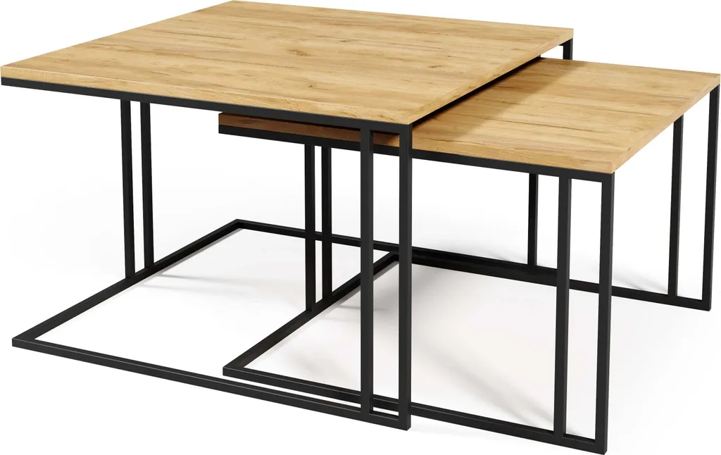 Table basse Astro 76 cm pour Petit Salon et Grand Séjour - Beige Orange