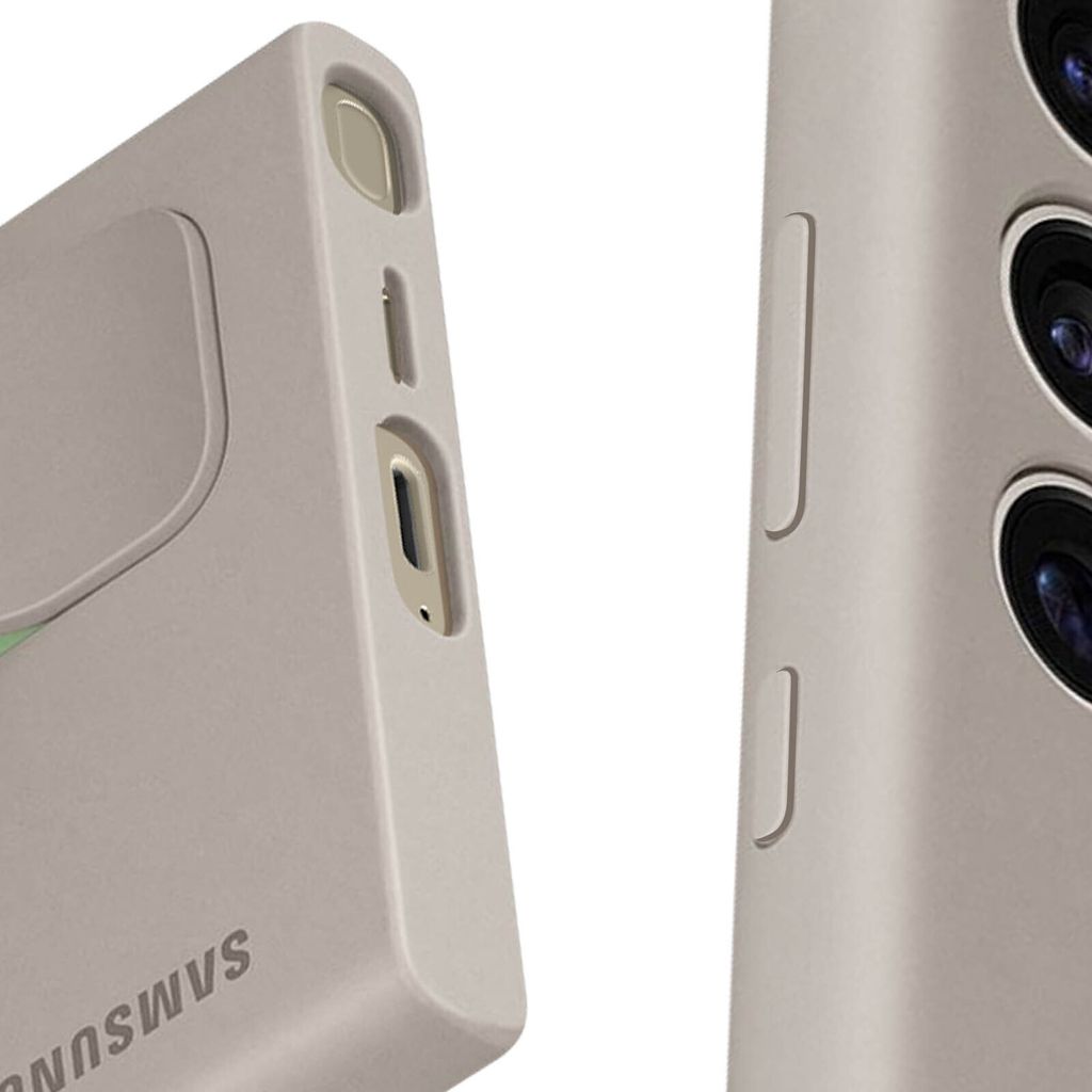 Samsung Standing Grip Case Taupe, Cover, Samsung, Galaxy Produktbild 4