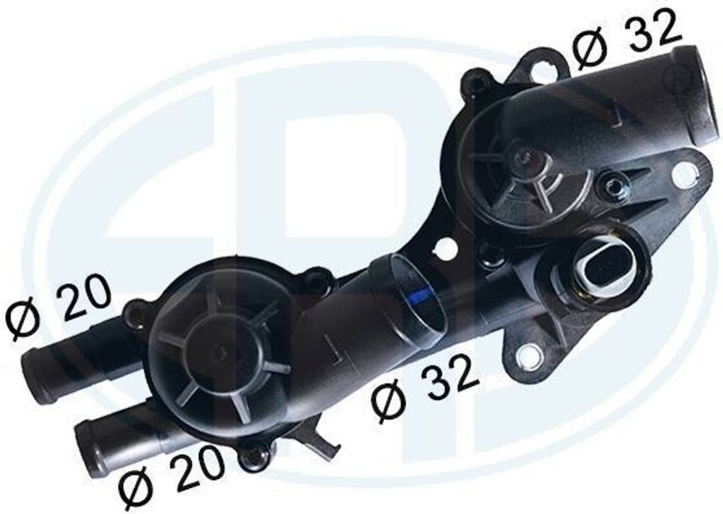ERA Thermostat Kühlmittel für VW GOLF VI (5K1) Golf V Schrägheck (1K1) Polo Schrägheck (6R1, 6C1) TOURAN (1T1, 1T2) TIGUAN (5N) GOLF PLUS (5M1,...